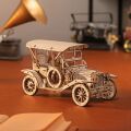 RoboTime Mechanisches 3D-Puzzle aus Holzz Historisches Auto